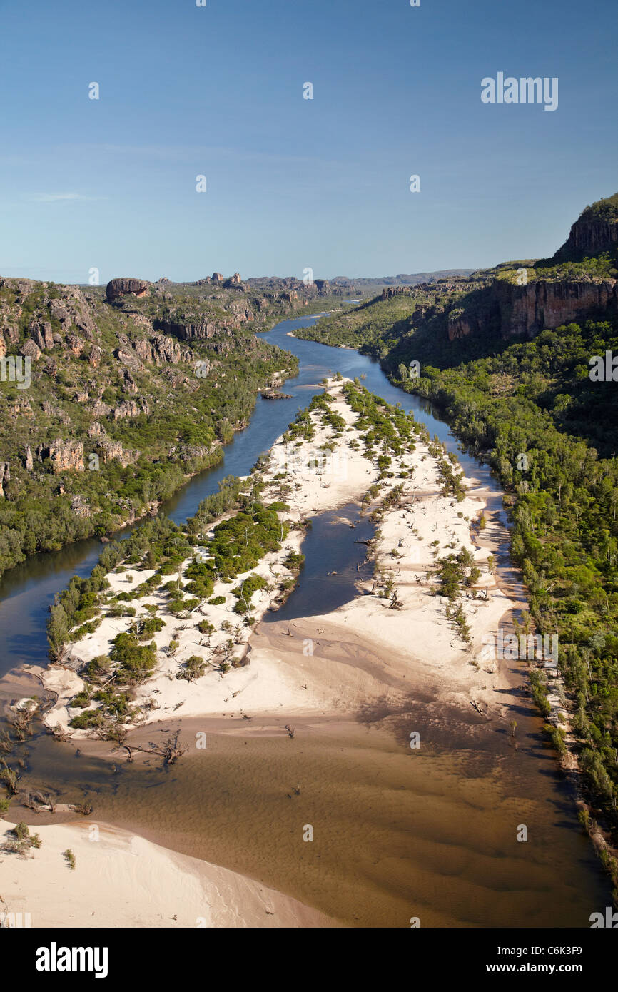 East Alligator River Valley, am Rande des Kakadu-Nationalparks, Arnhemland, Northern Territory, Australien - Antenne Stockfoto