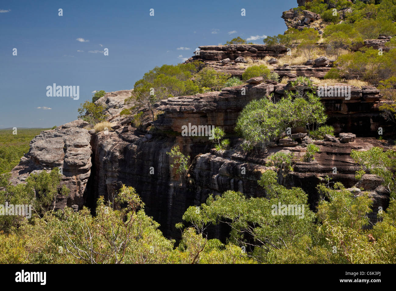 Burrunggui (häufig falsch genannt Nourlangie Rock), Kakadu-Nationalpark, Northern Territory, Australien Stockfoto