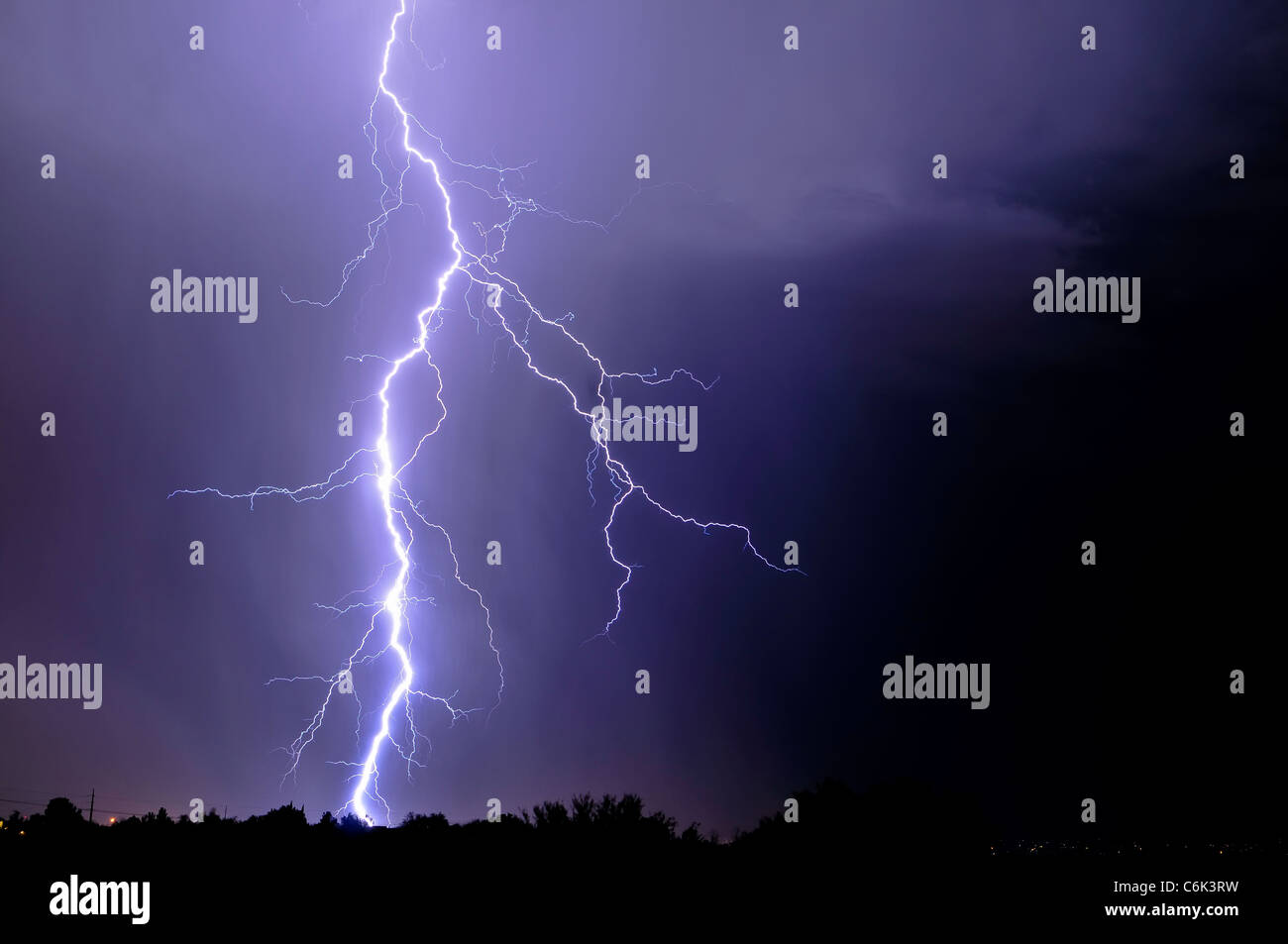 Blitz, Tucson, AZ Stockfoto