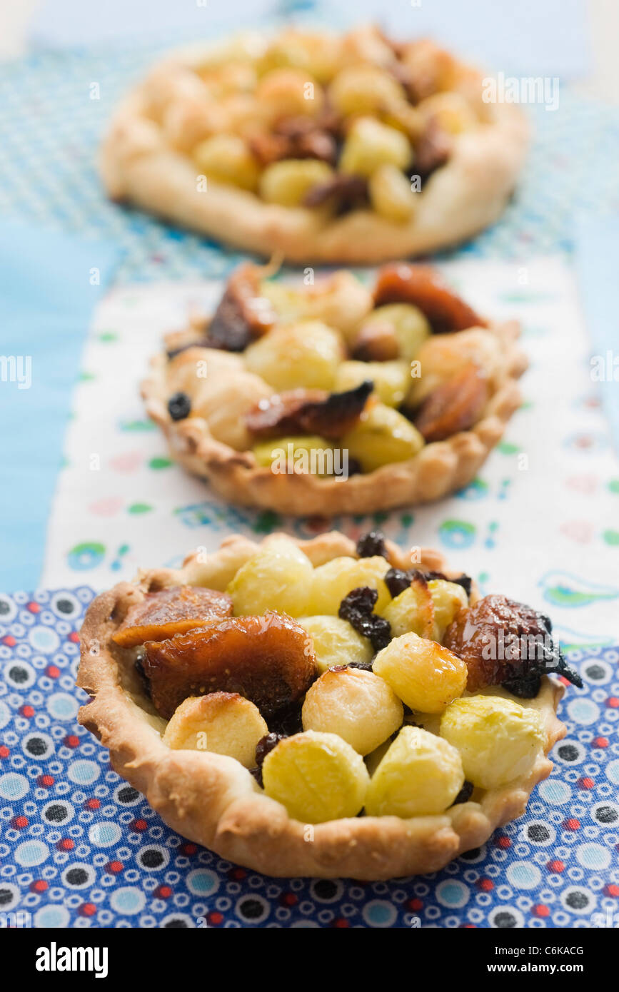 Gurken-Rosinen-Kuchen Stockfoto