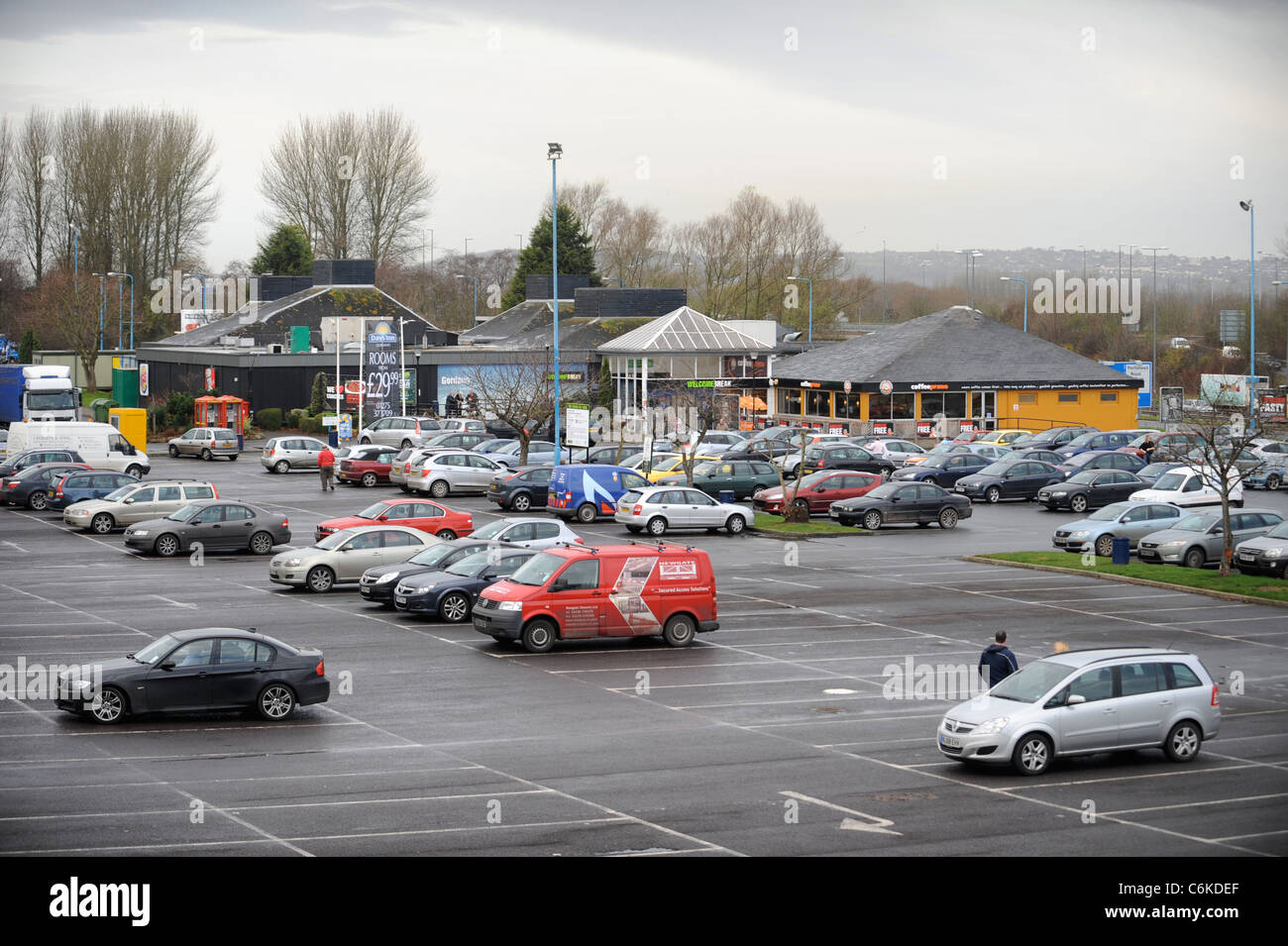 Bereich Easton in Gordano Service-Station in der Nähe von Bristol UK Stockfoto