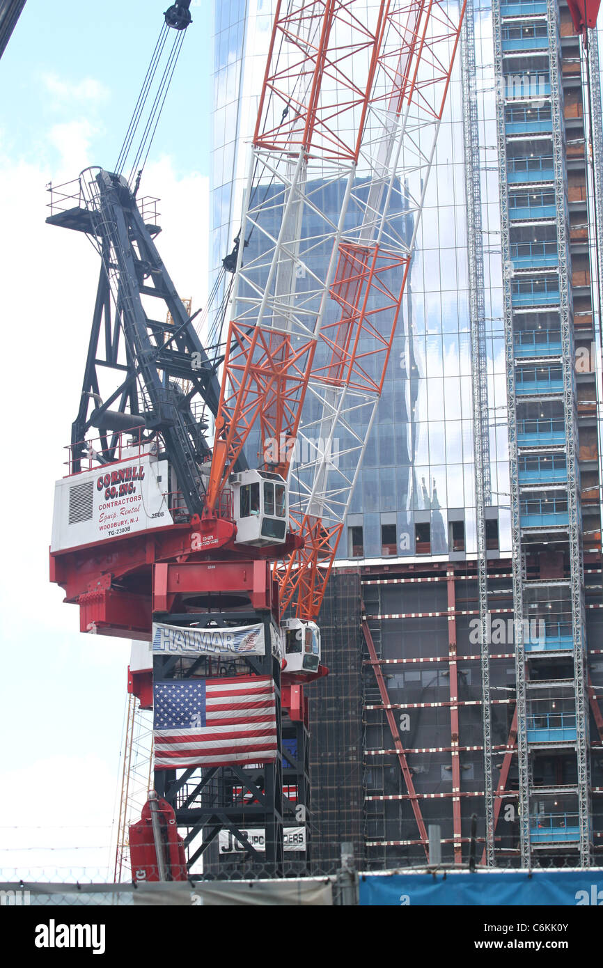 Wiederaufbau nach 9/11 - Freedom Tower Stockfoto