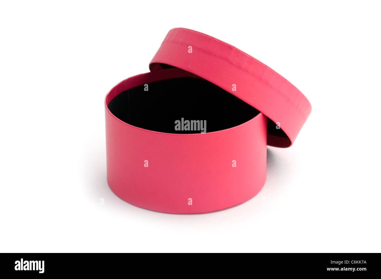 Objekt auf weiß - roten Kasten hautnah Stockfoto