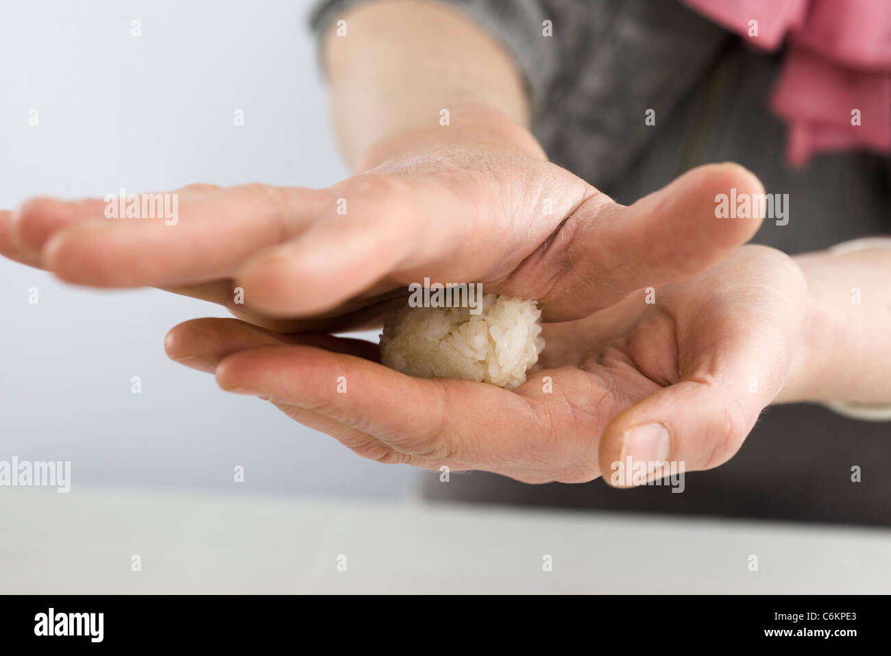 Klebrige Reisbällchen Stockfoto