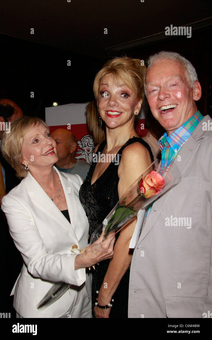 Florence Henderson, Teresa Ganzel und Don Crichton Opening Night after-Party für die Off-Broadway-Produktion von "Viagara fällt" Stockfoto