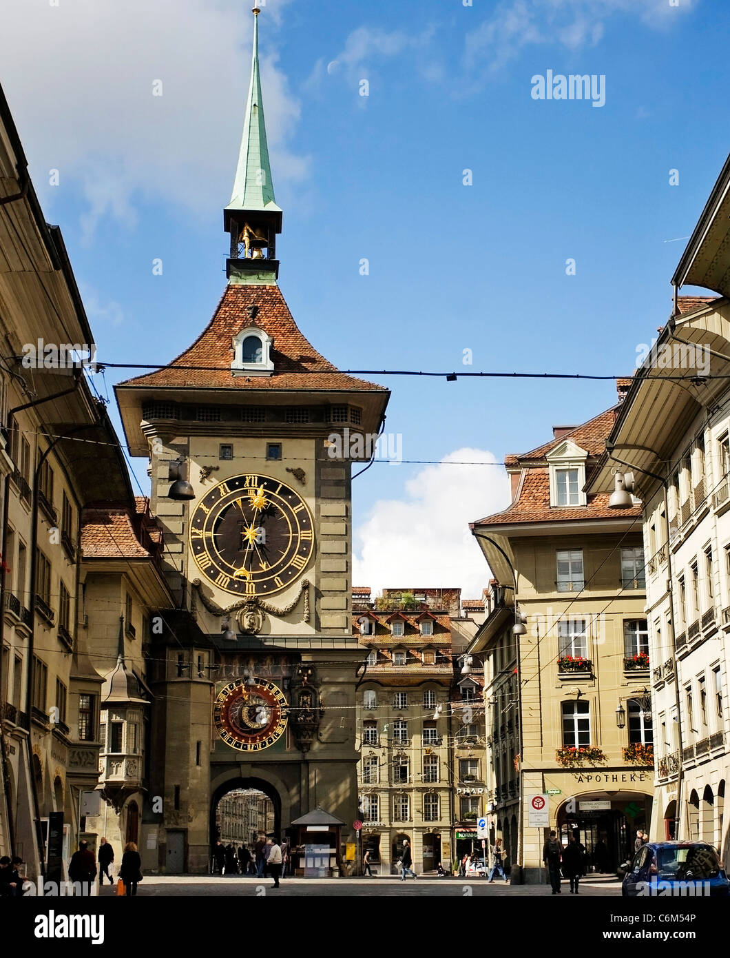 Zeitglockenturm in Bern, Schweiz Stockfoto