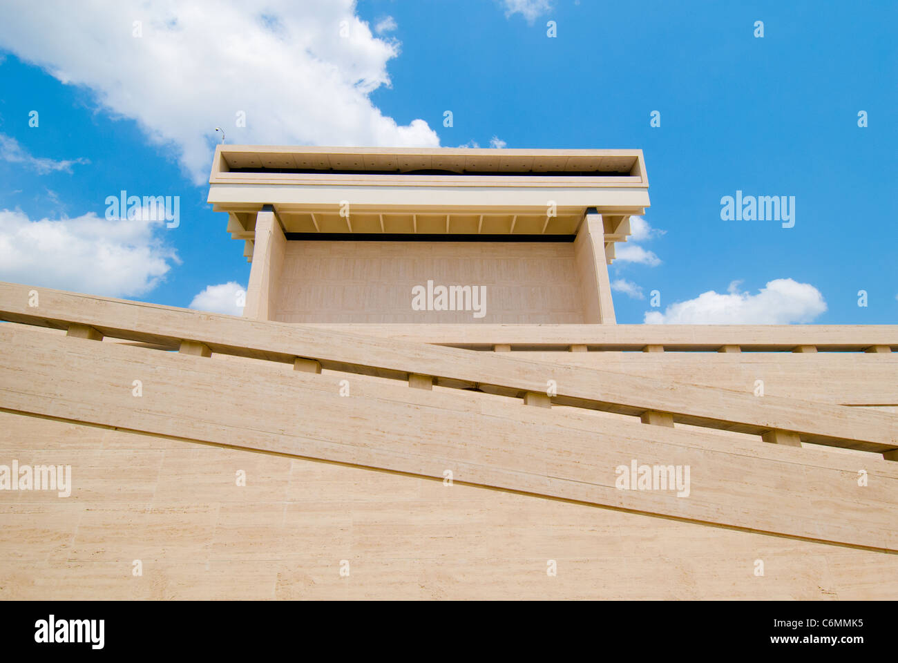 Lyndon Baines Johnson Library and Museum, errichtet 1971 auf 30 Hektar großen Gelände auf dem Campus der University of Texas in Austin, Texas, USA Stockfoto