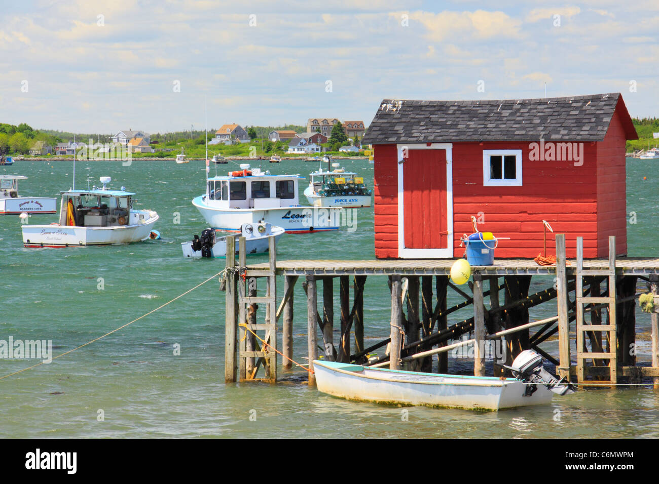 Hafen, Beals, Maine, USA Stockfoto