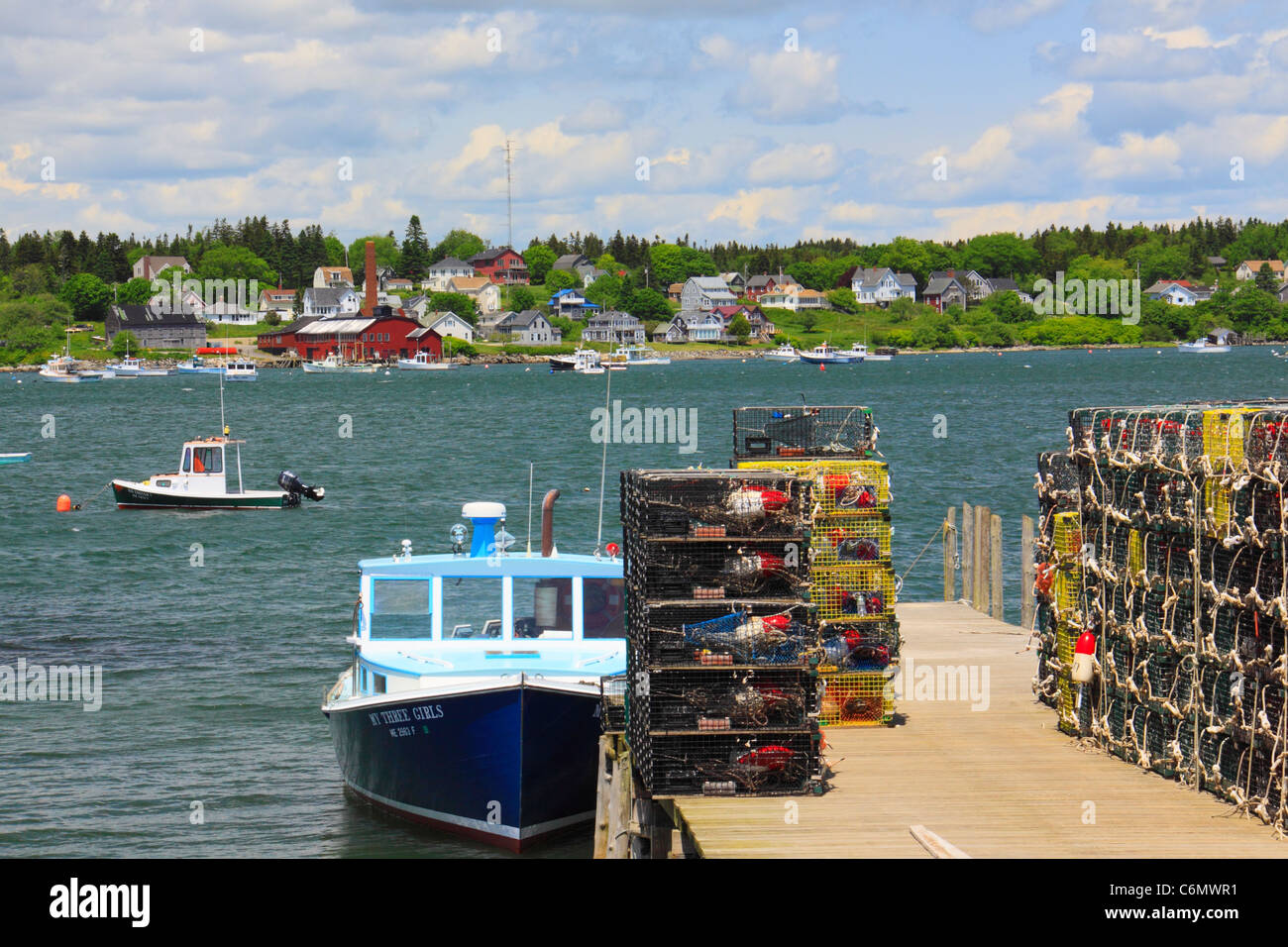 Hafen, Beals, Maine, USA Stockfoto