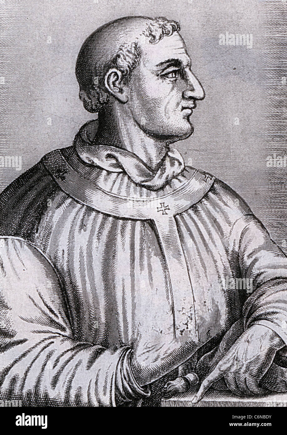 Papst GREGORY ich (c 540-604) italienische Papst auch Gregor der große Stockfoto