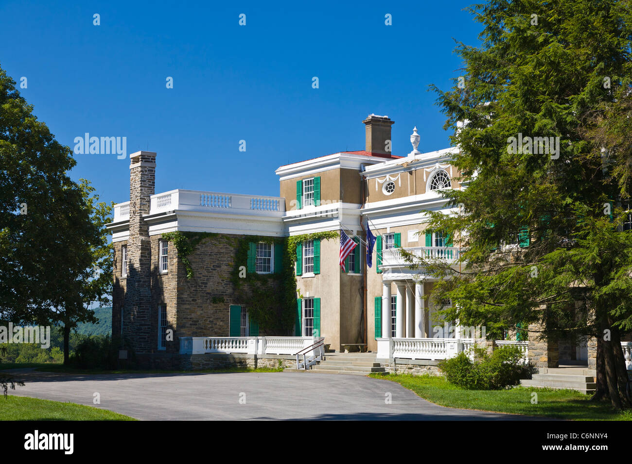 Roosevelt National Historic Site in Hyde Park New York Stockfoto