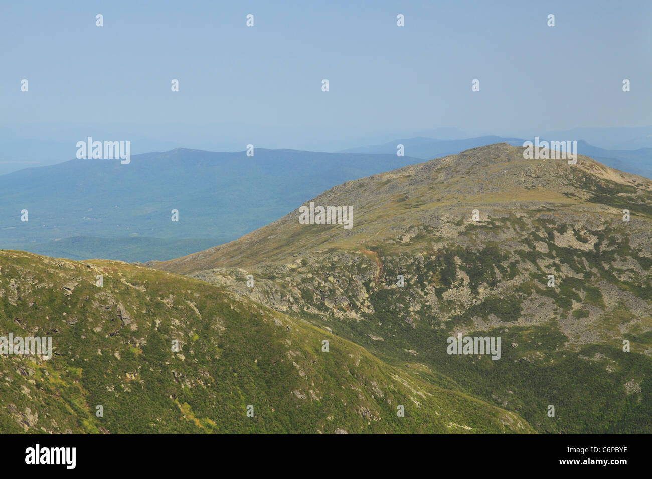 -Große-Bucht Wildnis mit Appalachian Trail und Mount Jefferson in Entfernung, White Mountains, New Hampshire, USA Stockfoto