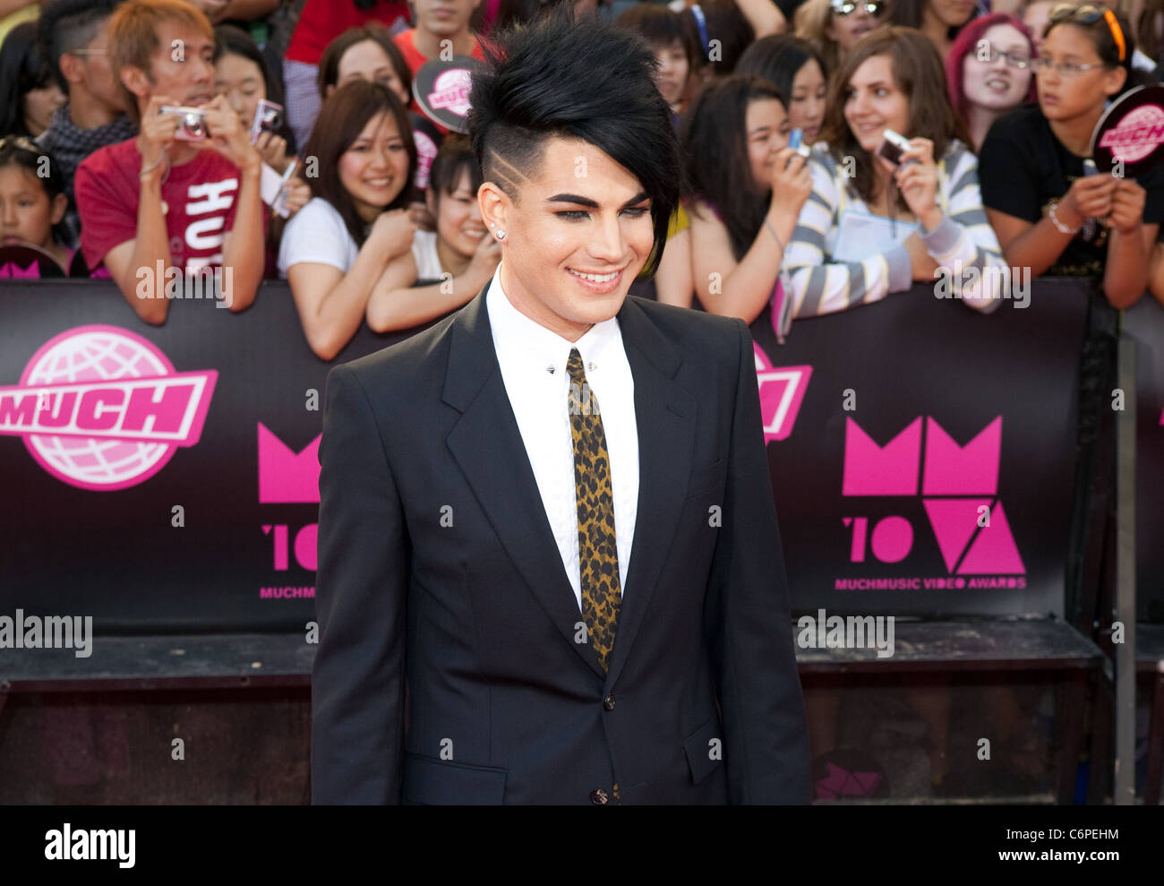 Adam Lambert 2010 Muchmusic Video Awards Red Carpet Arrivals Toronto Stockfotos Und Bilder Kaufen Alamy