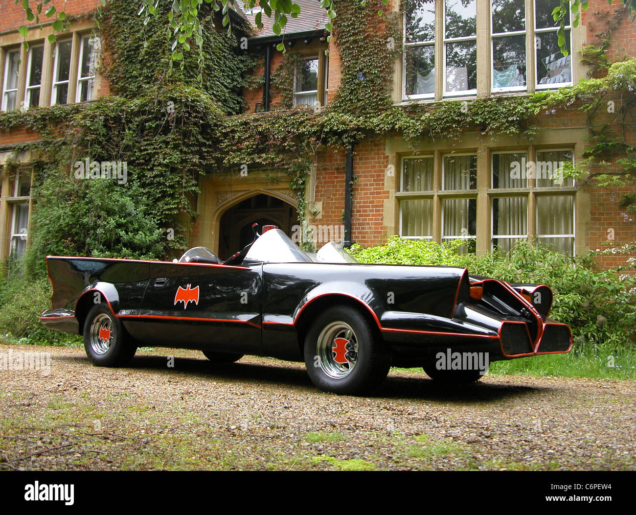 Kultige Batmobil Hommage geht unter den Hammer bei einer Auktion eine Hommage an eines der berühmtesten und charakteristischen Film Autos aller Stockfoto