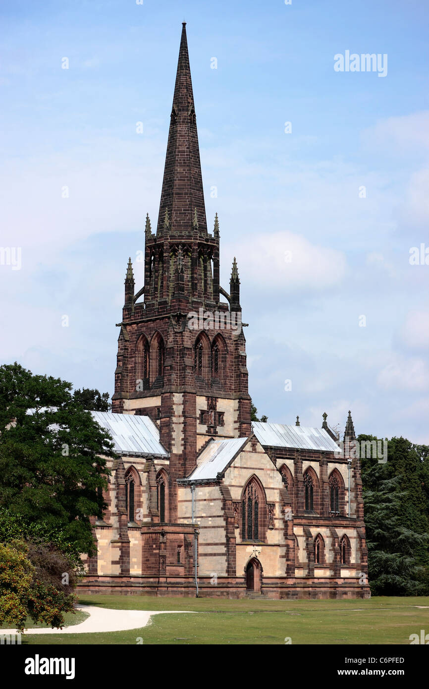 Die Kirche St. Mary the Virgin, die Kapelle des St. Paulus, Clumber Park Grade I aufgeführten Stockfoto