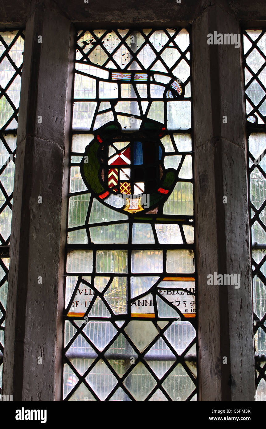 Fenster in St. Marien Kirche, Haseley, Warwickshire, England, Vereinigtes Königreich Stockfoto