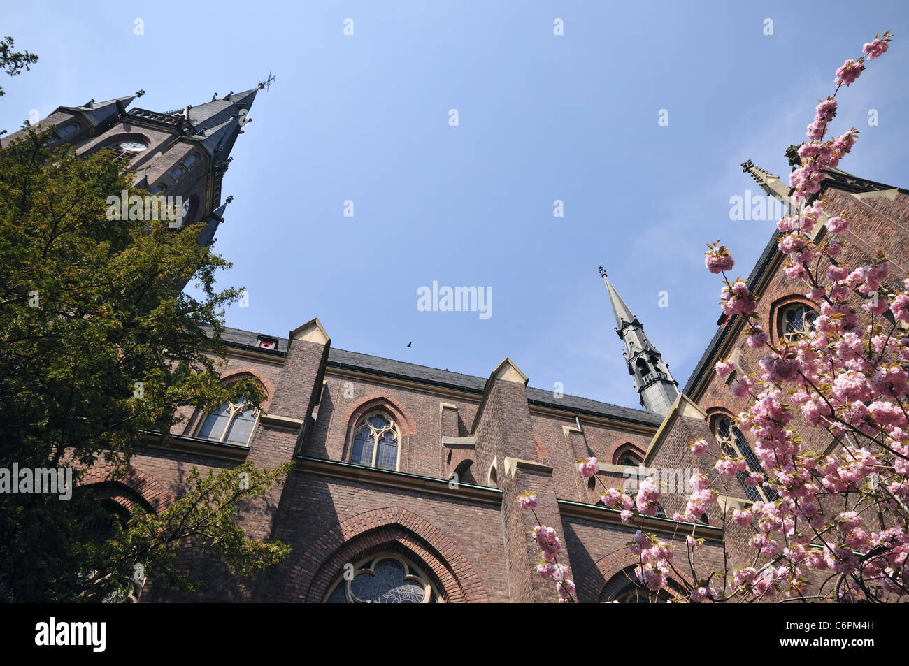 Saint Mary Basilica (beendete 1864. Neo-Gothic Stil). Kevelaer. Nordrhein-Westfalen. Deutschland. Stockfoto