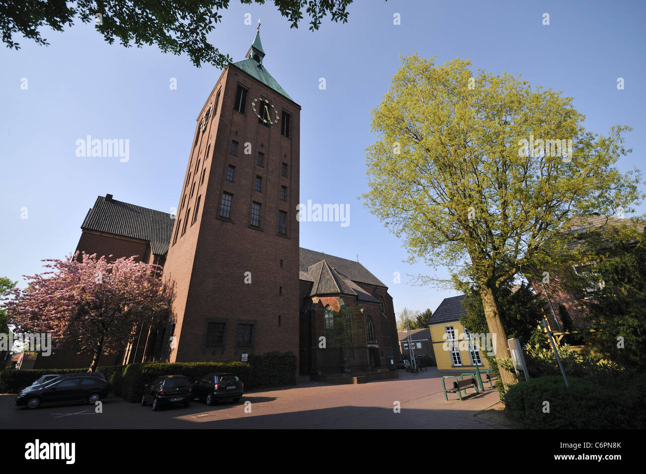 Katholische Kirche St. Cyriakus. Weeze. Nordrhein-Westfalen. Deutschland. Stockfoto