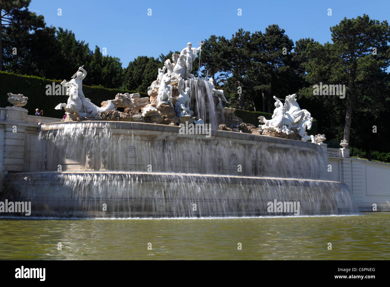 Österreich, Wien, Schloss Schönbrunn, Schloss Stockfoto