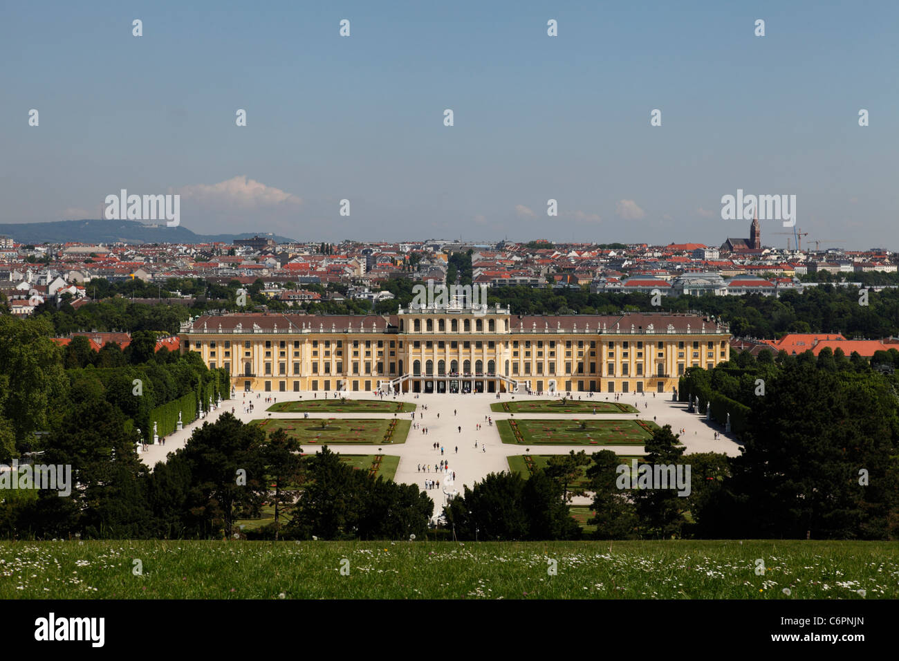 Österreich, Wien, Schloss Schönbrunn, Schloss Stockfoto