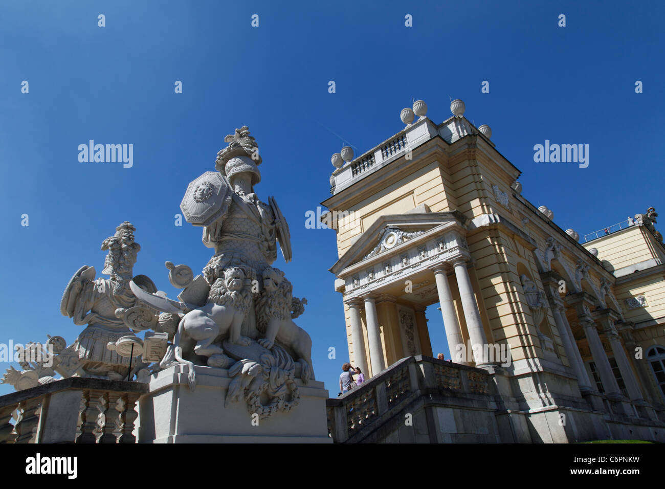 Österreich, Wien, Schloss Schönbrunn, Schloss, Gloriette Stockfoto