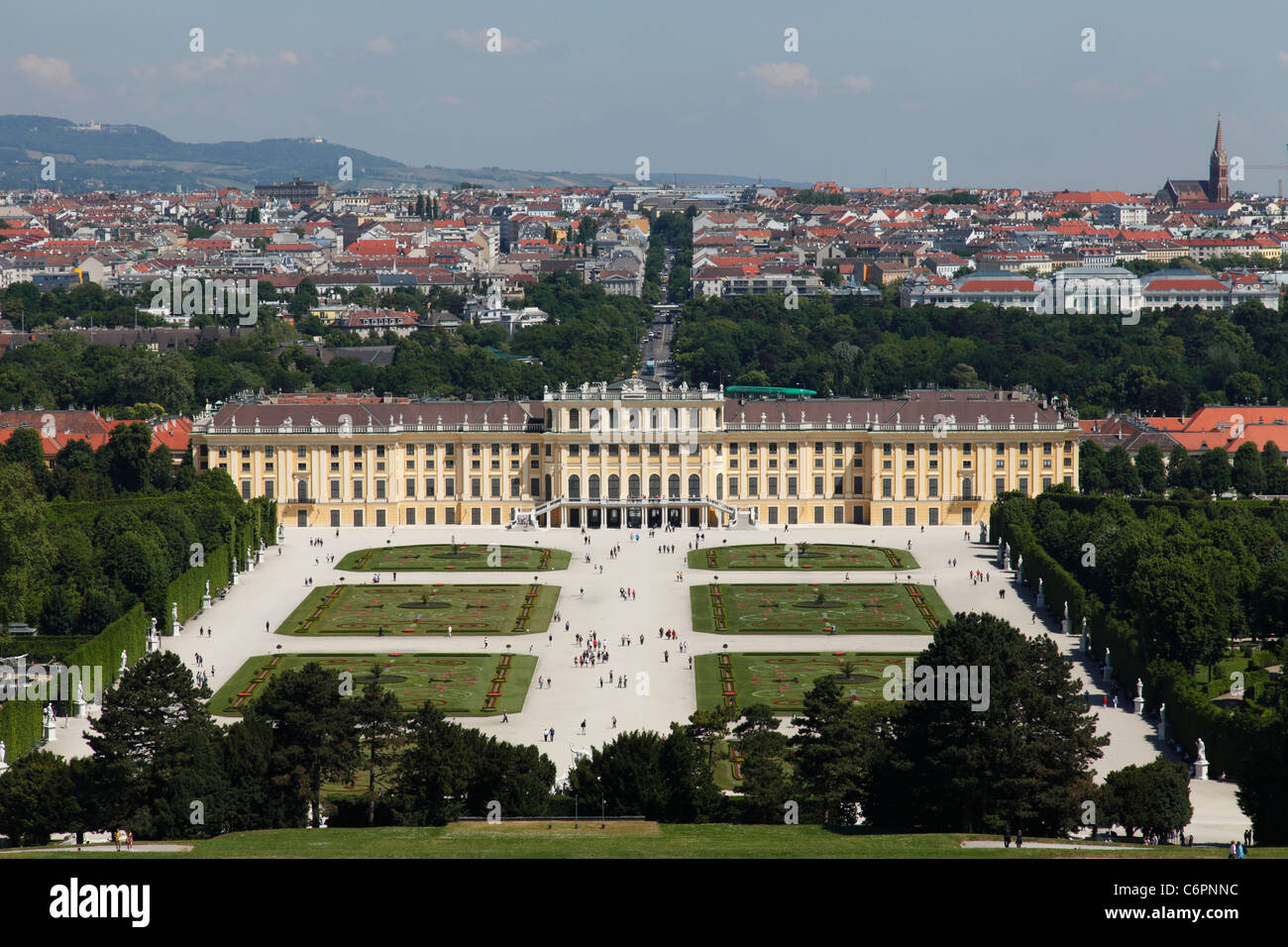 Österreich, Wien, Schloss Schönbrunn, Schloss Stockfoto