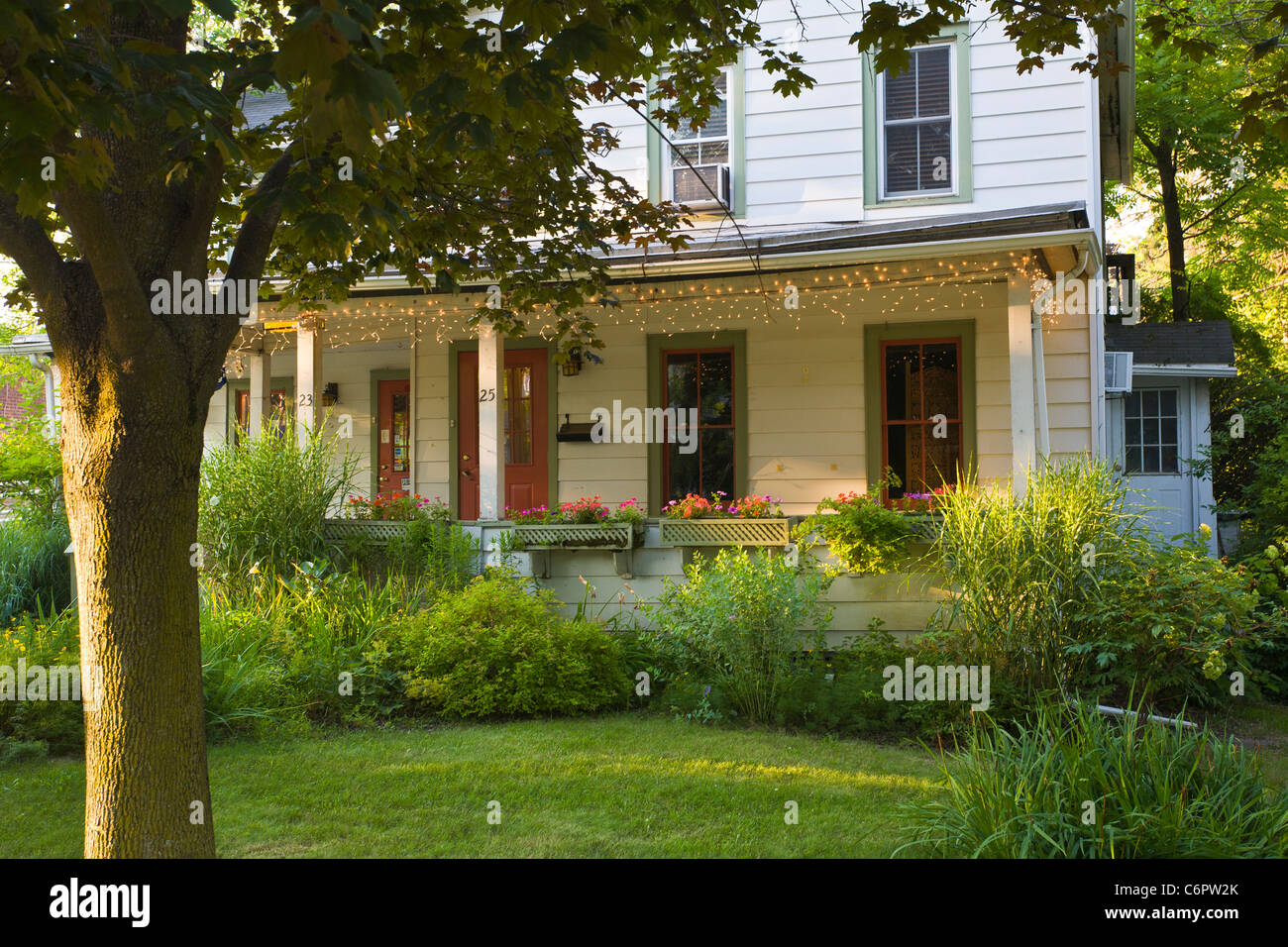 Haus in Woodstock, New York Stockfoto