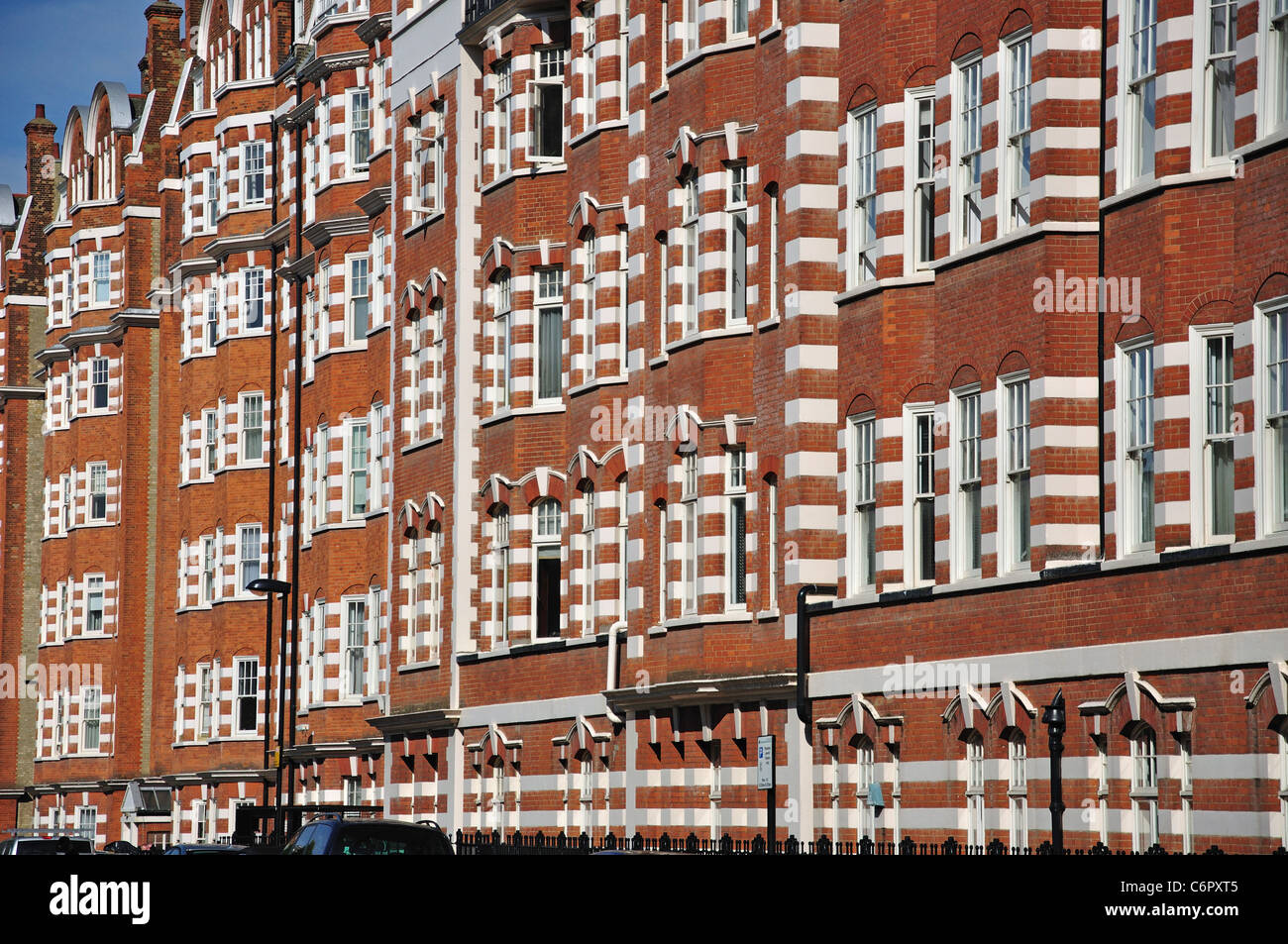 Mehrfamilienhäuser, Allitsen Road, St. John's Wood, City of Westminster, London, Greater London, England, Vereinigtes Königreich Stockfoto