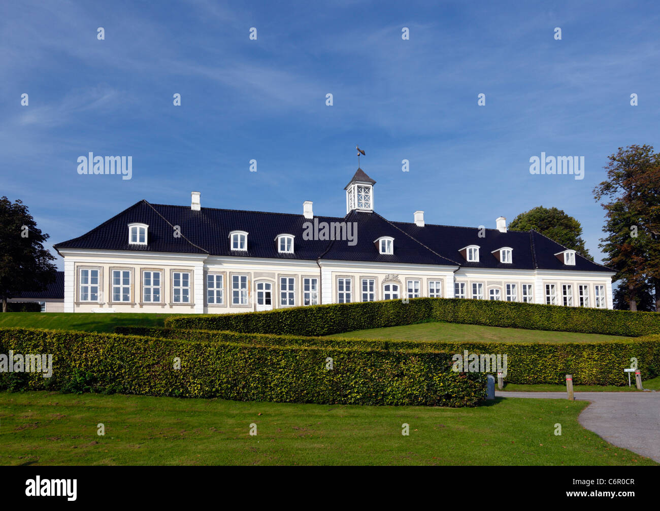 Der Sophienberg Palast in Rungsted Kyst - die schönsten Konferenzzentrum in Nord Seeland, Dänemark. Stockfoto
