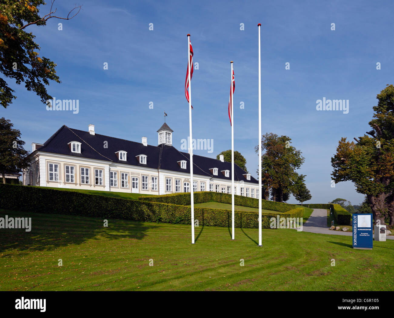 Das Sophienberg Palace in Rungsted Kyst - die schönsten Konferenzzentrum in Nord Seeland, Dänemark Stockfoto