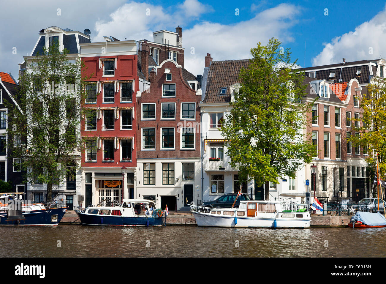 Europa, Niederlande, Amstel Kanal in Amsterdam Stockfoto
