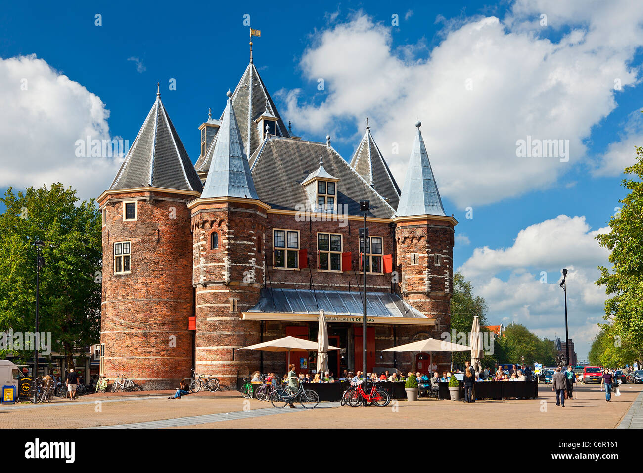 Europa, Niederlande, Amsterdam, die Waag Stockfoto