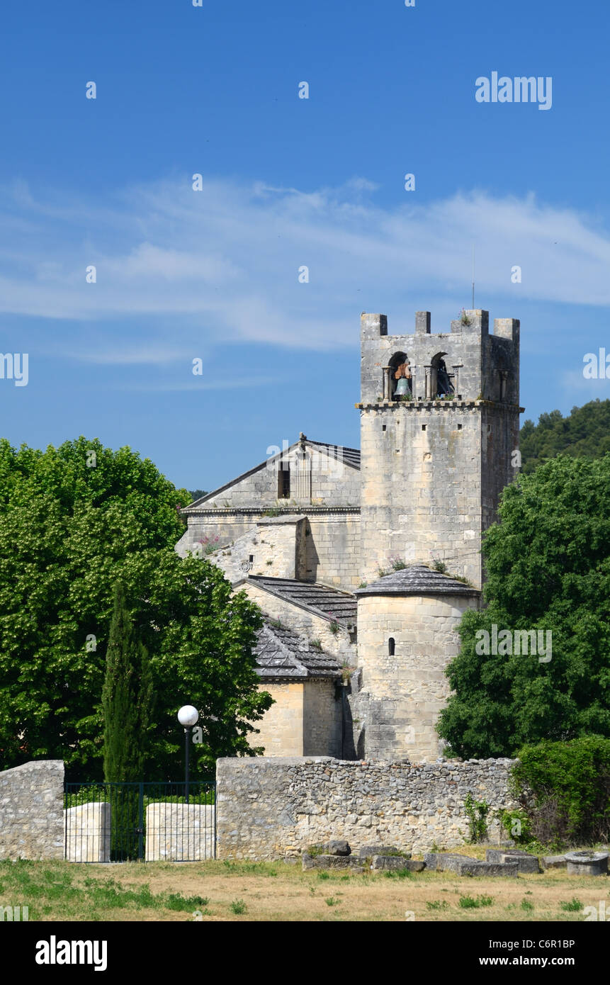 Kathedrale Notre-Dame-de-Nazareth Vaison-la-Romaine oder Vaison la Romaine Vaucluse Provence Frankreich Stockfoto