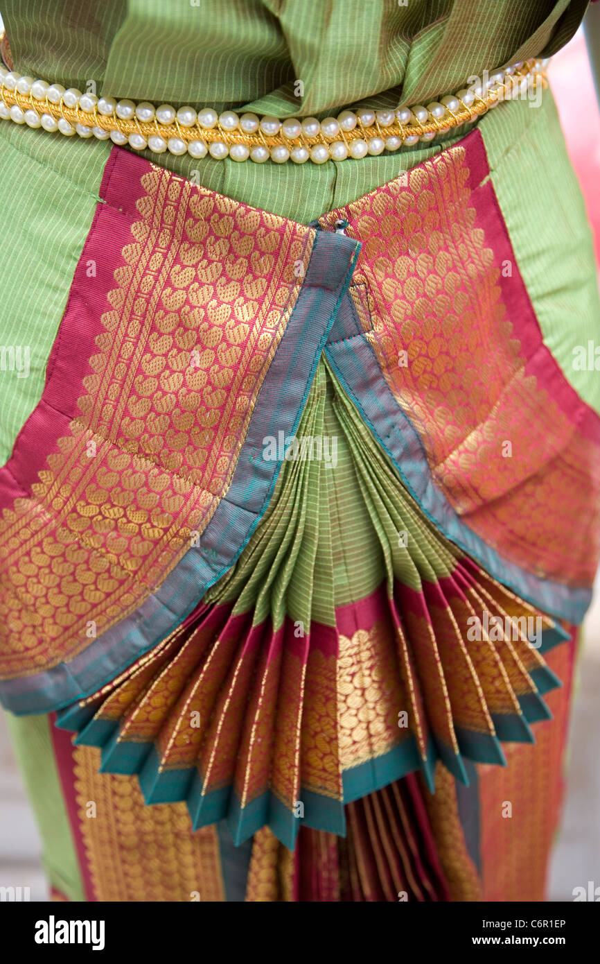 Indische Frau Mode detail Stockfoto