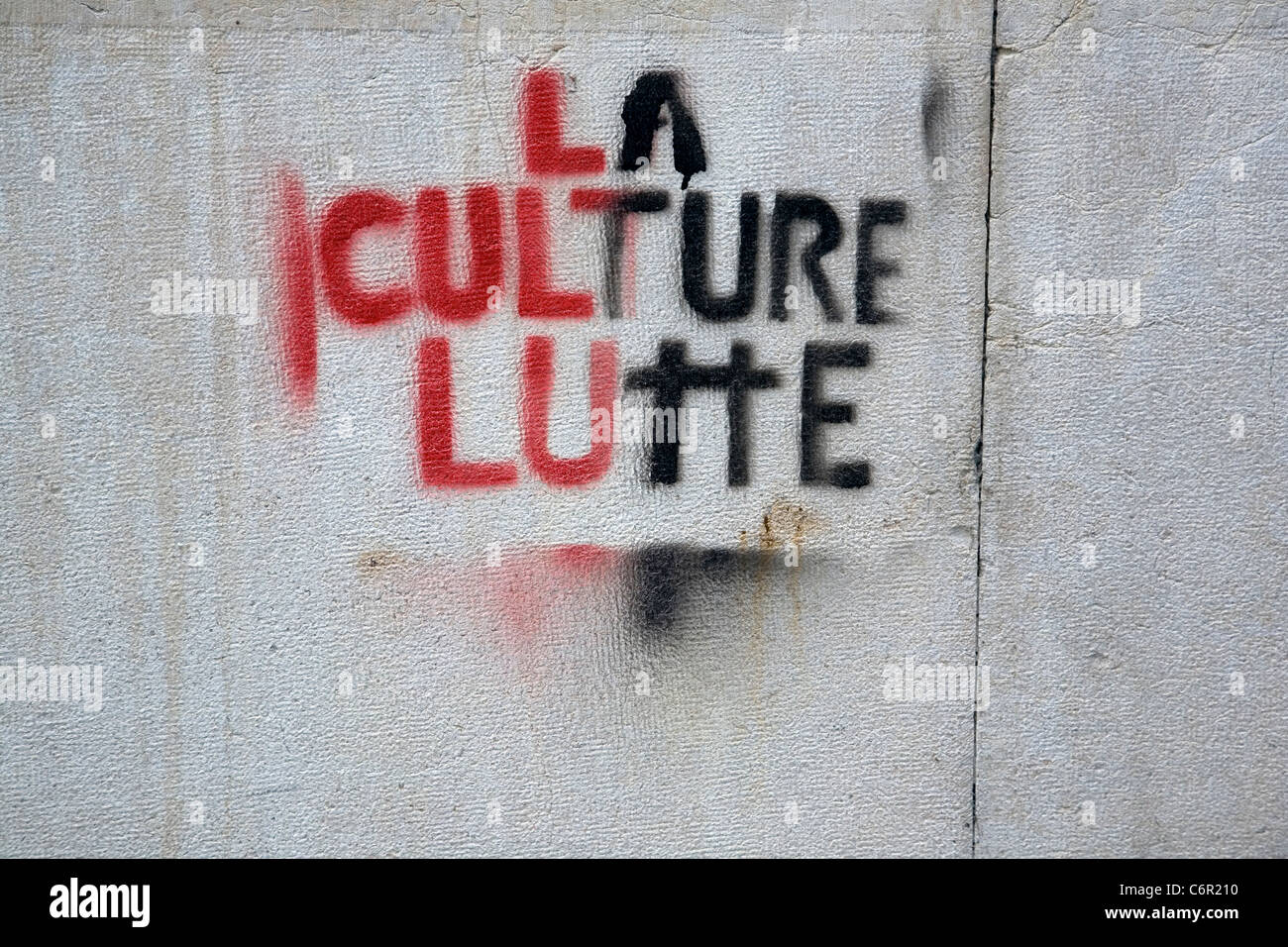 Kultur La Lutte Stockfoto