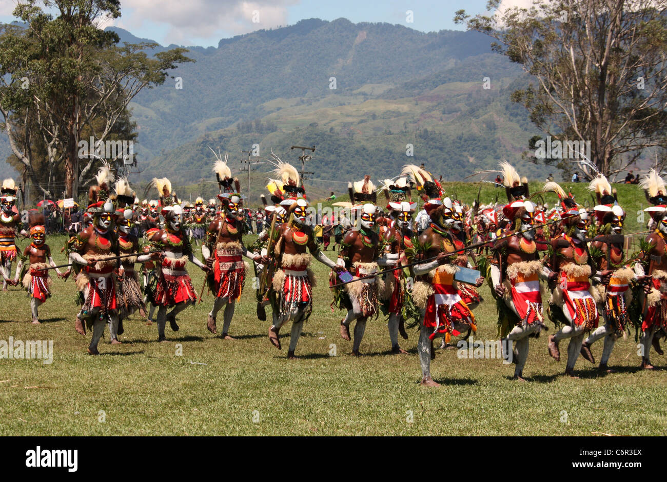 Mount Hagen Kulturshow 2010 Stockfoto