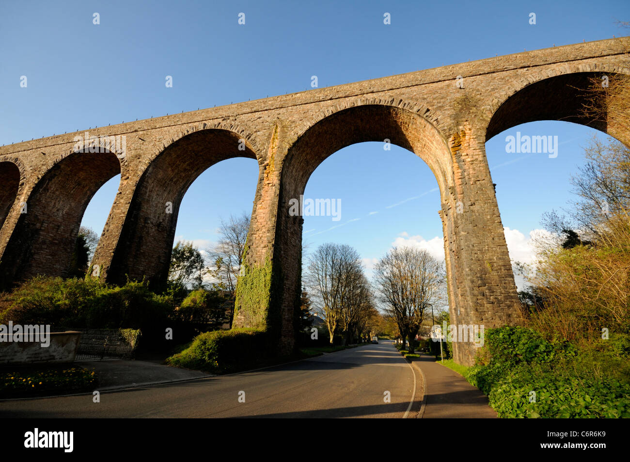 Hookhills-Viadukt, nahe Broadsands Strand, Churston Ferrers in Devon Stockfoto
