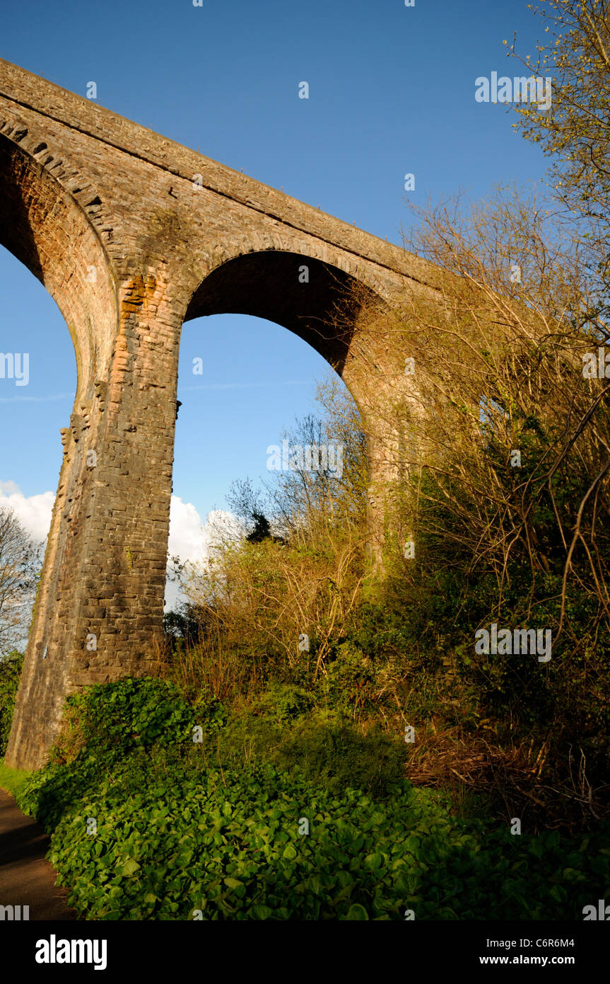Hookhills-Viadukt, nahe Broadsands Strand, Churston Ferrers in Devon Stockfoto