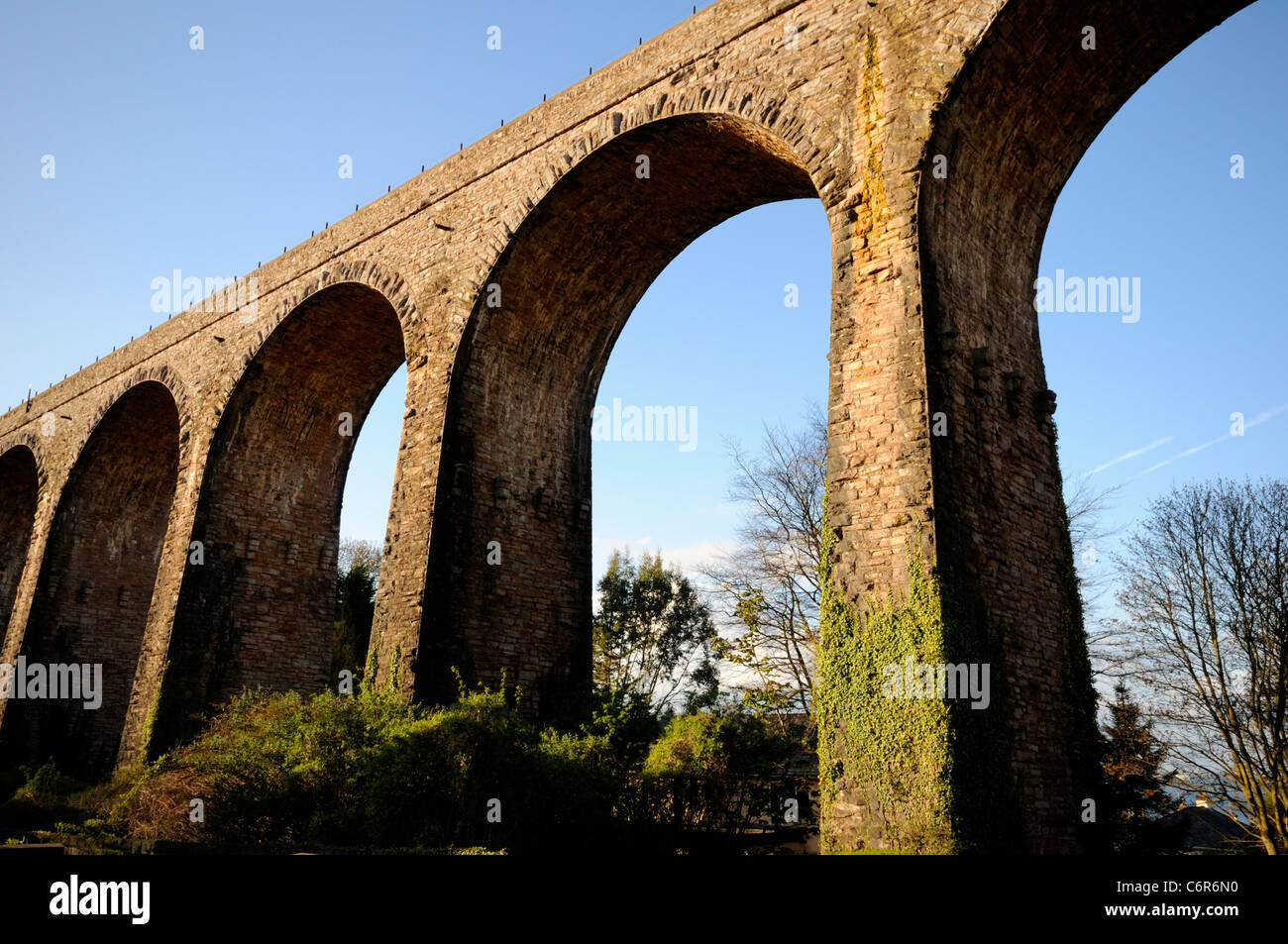 Hookhills-Viadukt, nahe Broadsands Strand, Churston Ferrers in Devon Stockfoto