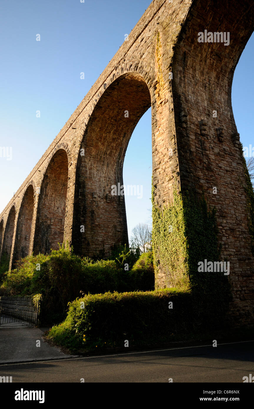 Hookhills-Viadukt, nahe Broadsands Strand, Churston Ferrers in Devon Stockfoto