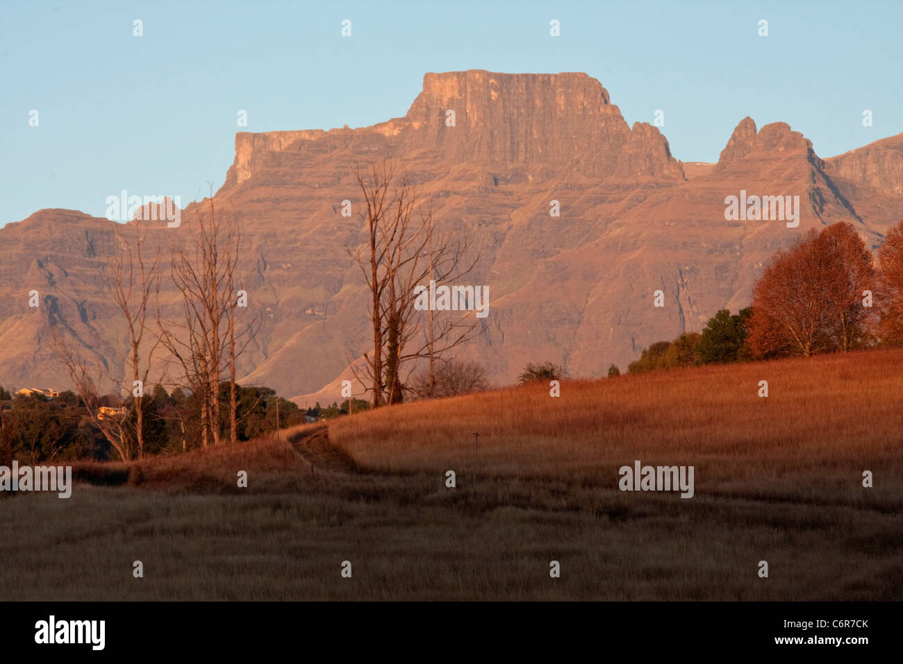Natal Drakensberge Landschaft Stockfoto