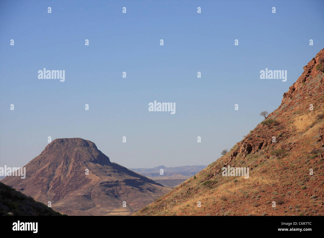 Berg Wüstenlandschaft Stockfoto