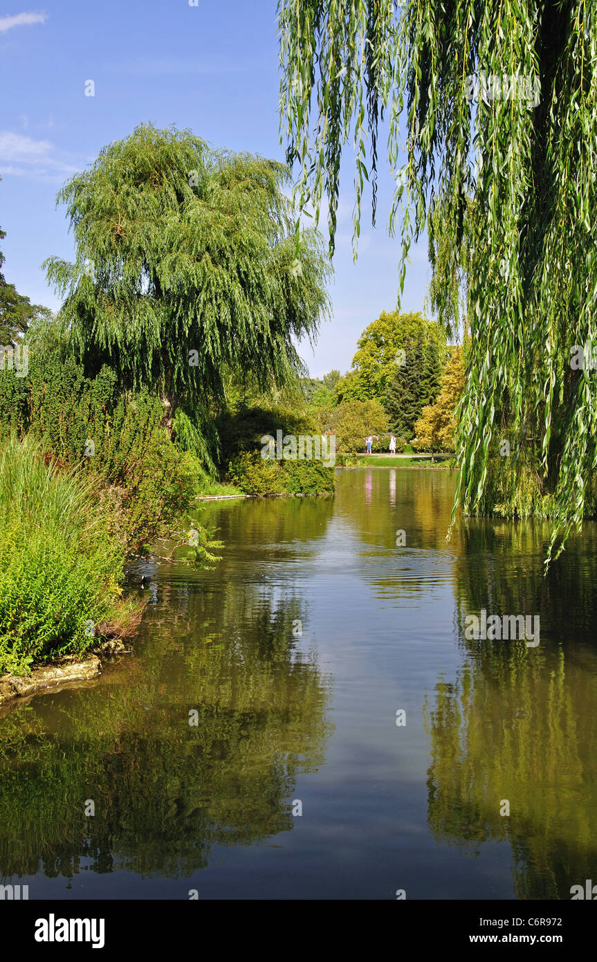 See am Queen Mary es Gärten, Regents Park, City of Westminster, London, Greater London, England, Vereinigtes Königreich Stockfoto