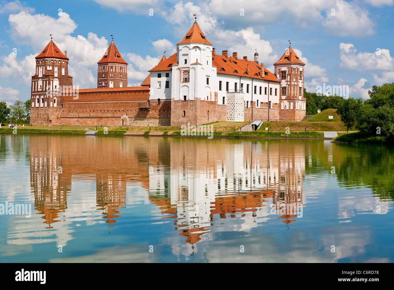 Mir Burganlage in Belarus Stockfoto