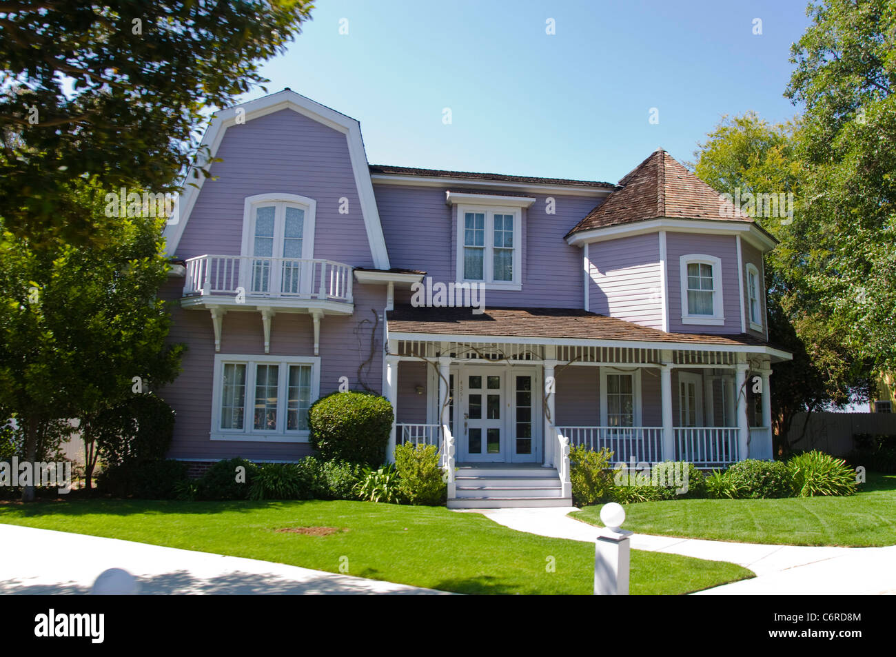 Desperate House Wives, Wisteria Lane, Universal Studios in Los Angeles,  Kalifornien, USA Stockfotografie - Alamy