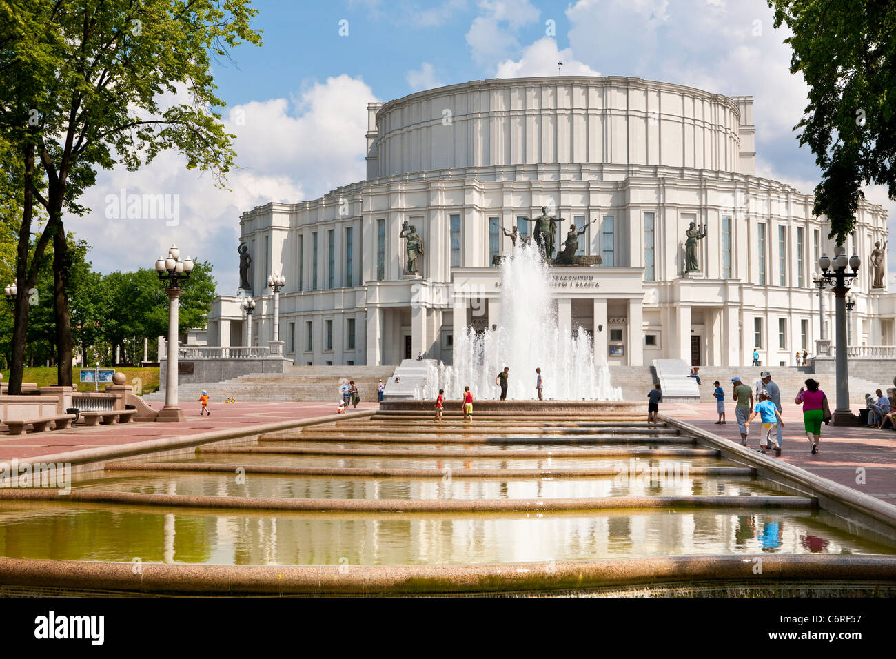 Oper und Ballett-Theater in Minsk, Belarus Stockfoto
