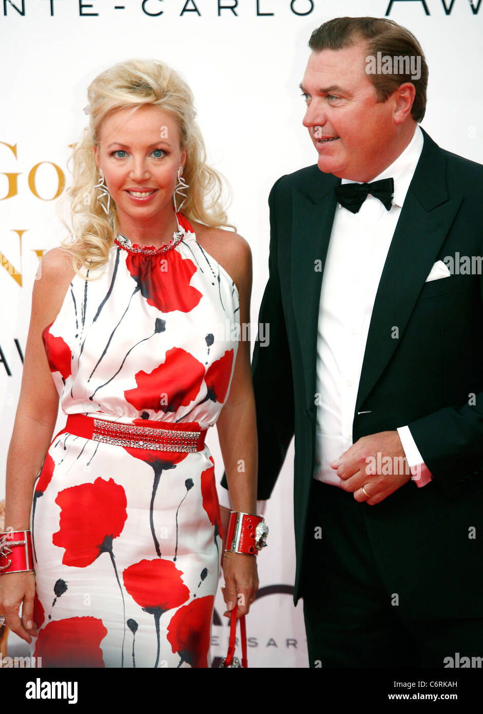 Prinz Charles und Prinzessin Camilla Bourbon zwei Sizilien bei der Abschlussfeier der 2010 Monte Carlo TV Stockfoto