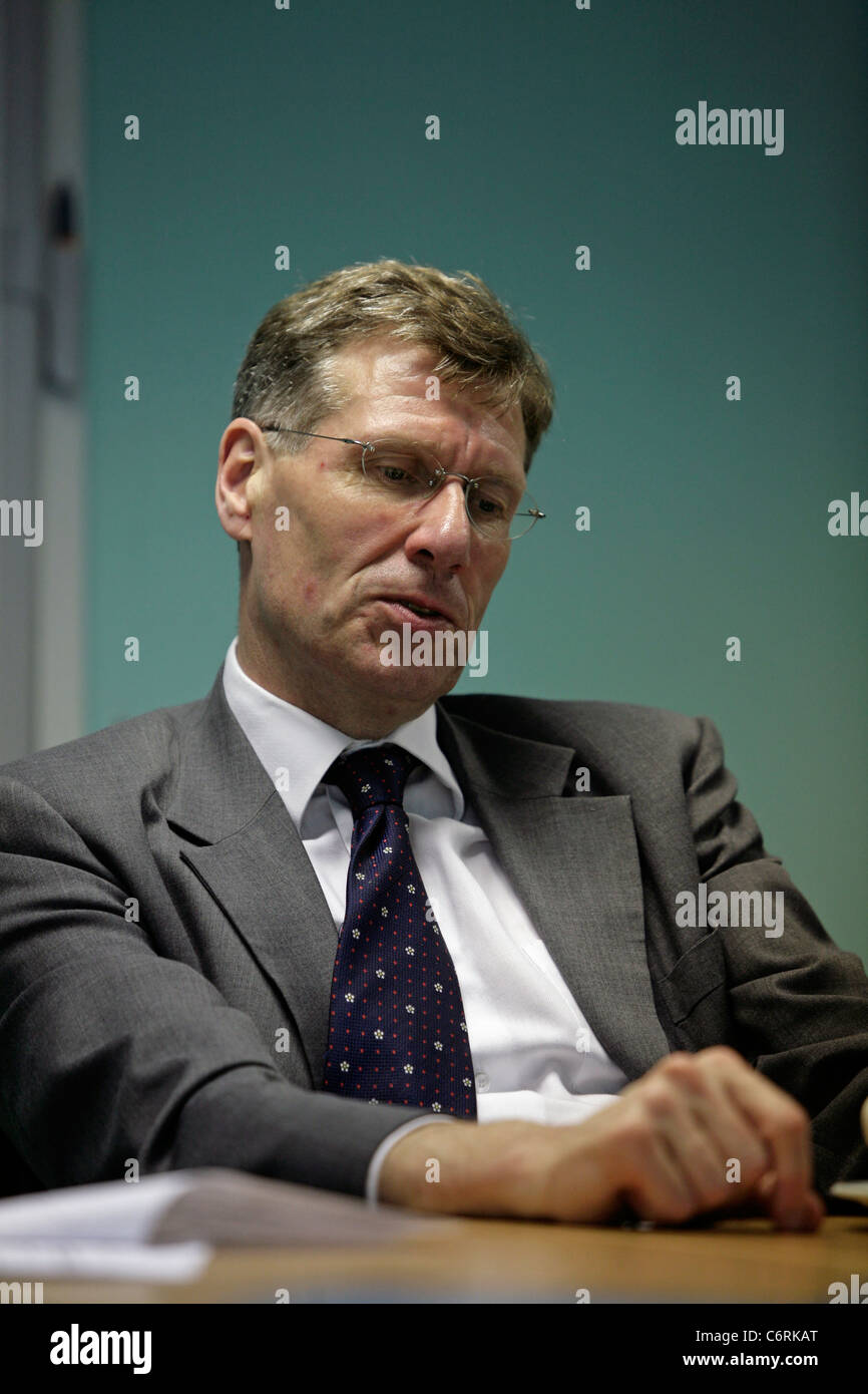 Kenny MacAskill MSP-Schrank-Sekretärin für Gerechtigkeit, schottische Regierung Stockfoto