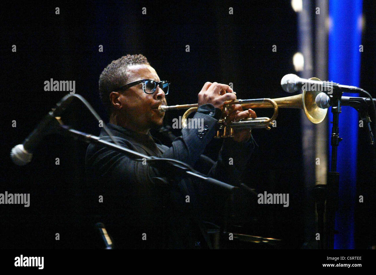 Roy Hargrove The DC Jazz Festival 2010 Lifetime Achievement Award ehrt Jazz-Größen für ihre lebenslange Beiträge zum jazz Stockfoto