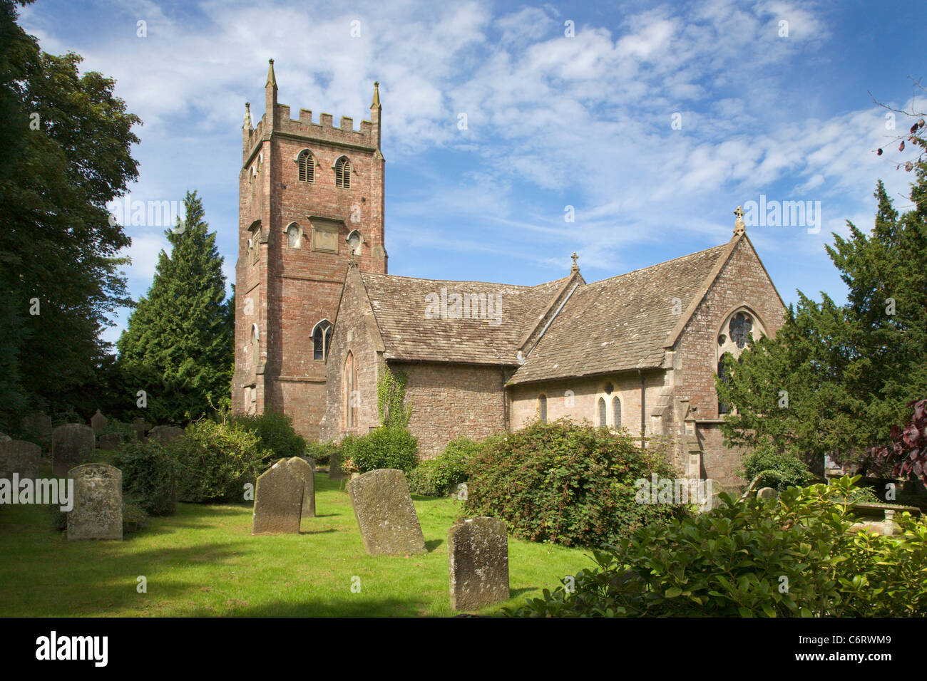 St. Marys Church St. Briavels Gloucestershire, England Stockfoto